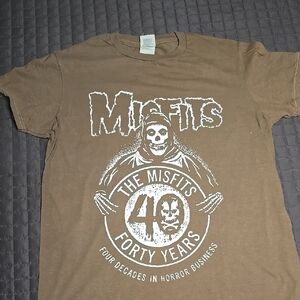 Misfits Brown Graphic T-Shirt